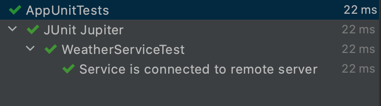 JUnit 5 AppUnitTests