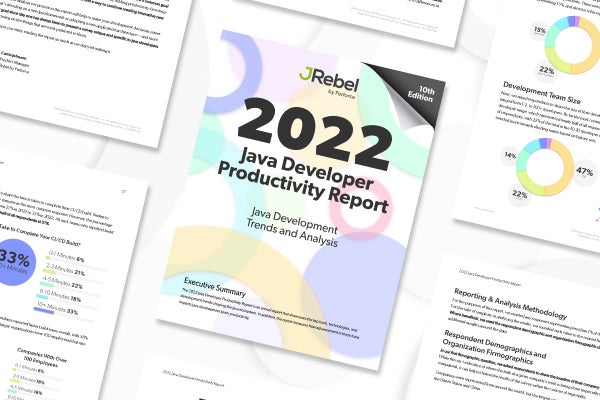JRebel by Perforce: 2022 Java Developer Productivity Report