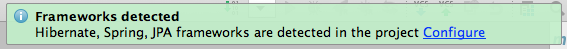 IntelliJ IDEA as eclipse user facets detected popup