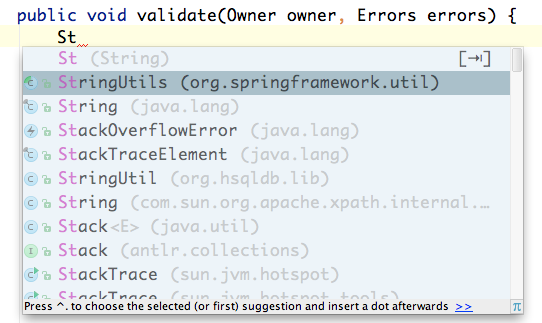 IntelliJ IDEA as eclipse user as you type