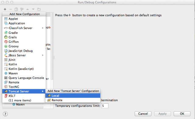 IntelliJ IDEA as eclipse user deployment