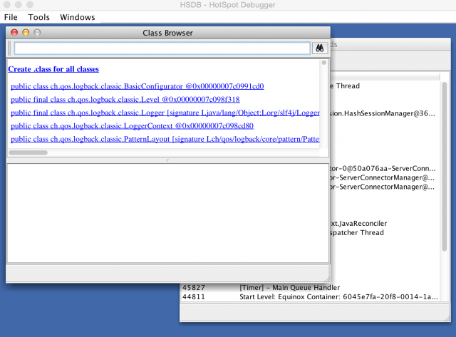 HotSpot Debugger Class Viewer