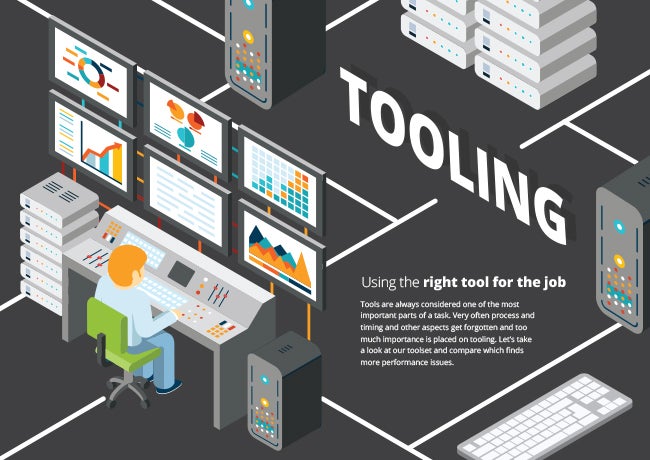 illustration for tooling section of Developer Productivity Report 2015